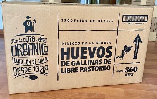 Caja de huevo MIXTO 360 pzas